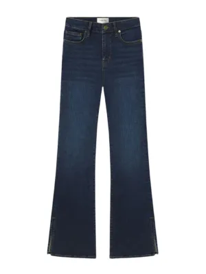 Frame Le Mini Boot Outseam Slit in Moonflower