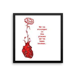 Framed Art Print : Love Grows #2