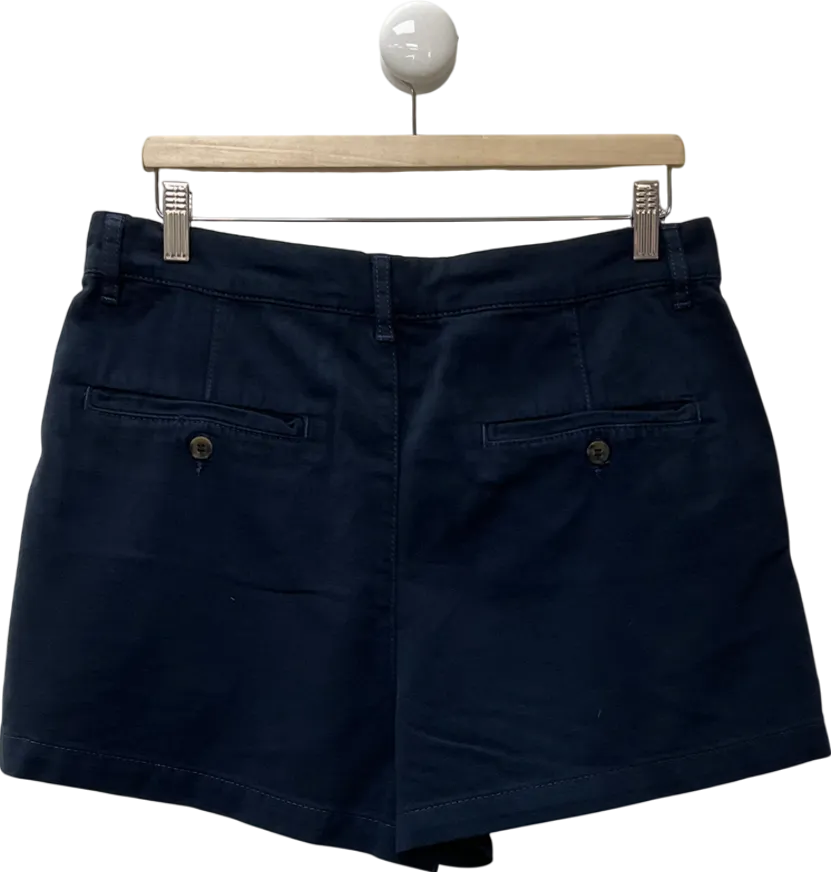 Free People Blue Billie Chino Shorts UK 12