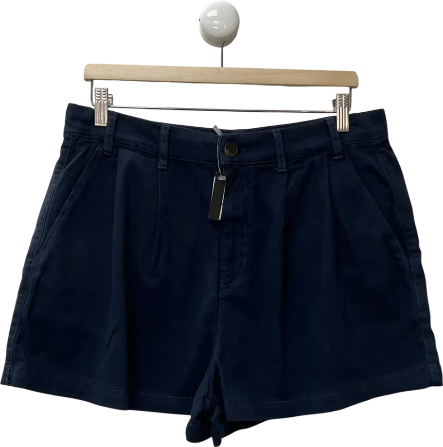 Free People Blue Billie Chino Shorts UK 12