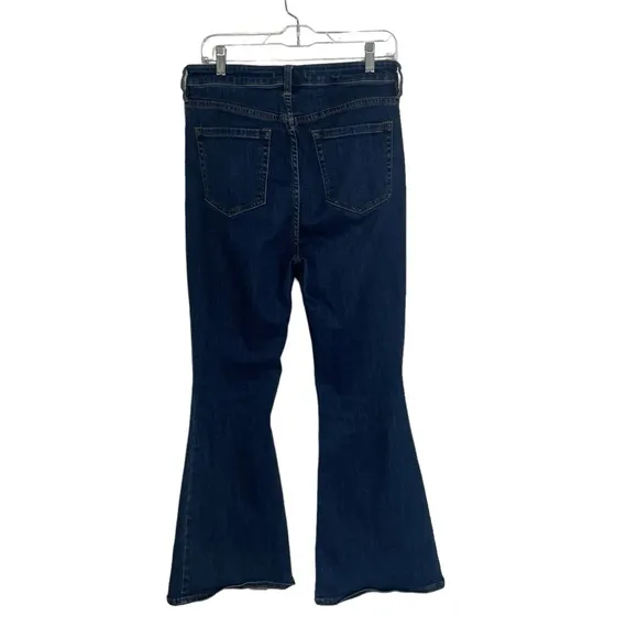 Free People High Rise Flare Jeans Medium Wash Size 31