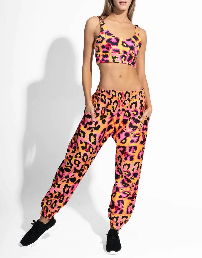 FUCSIA CHEETAH TOP