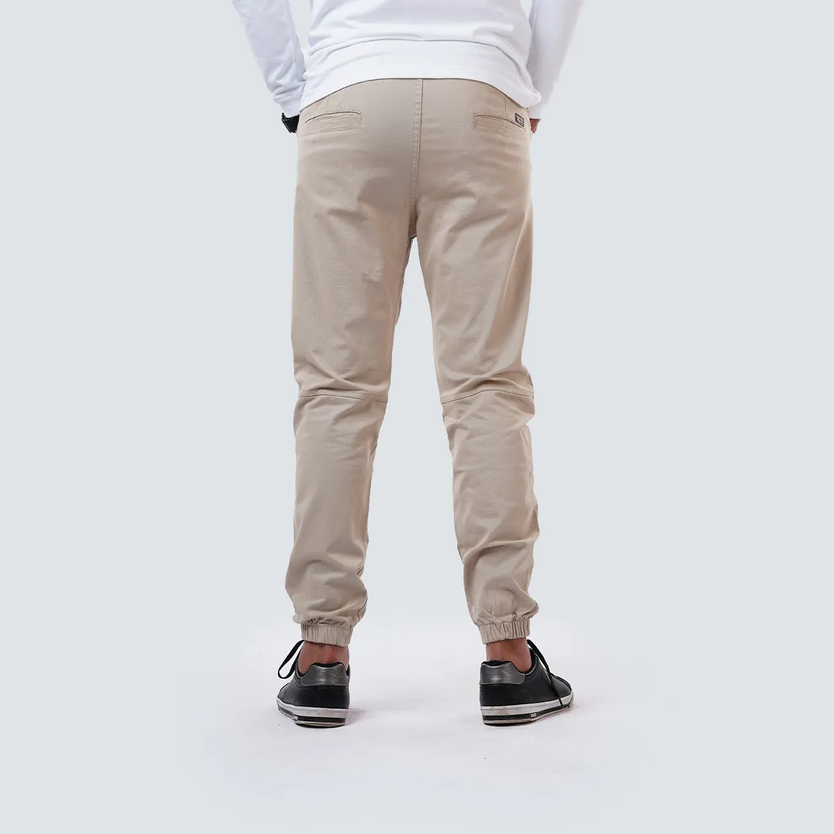 Gabardine Jogger . Beige