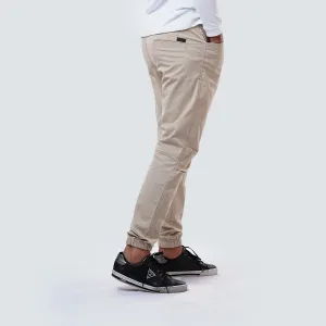 Gabardine Jogger . Beige