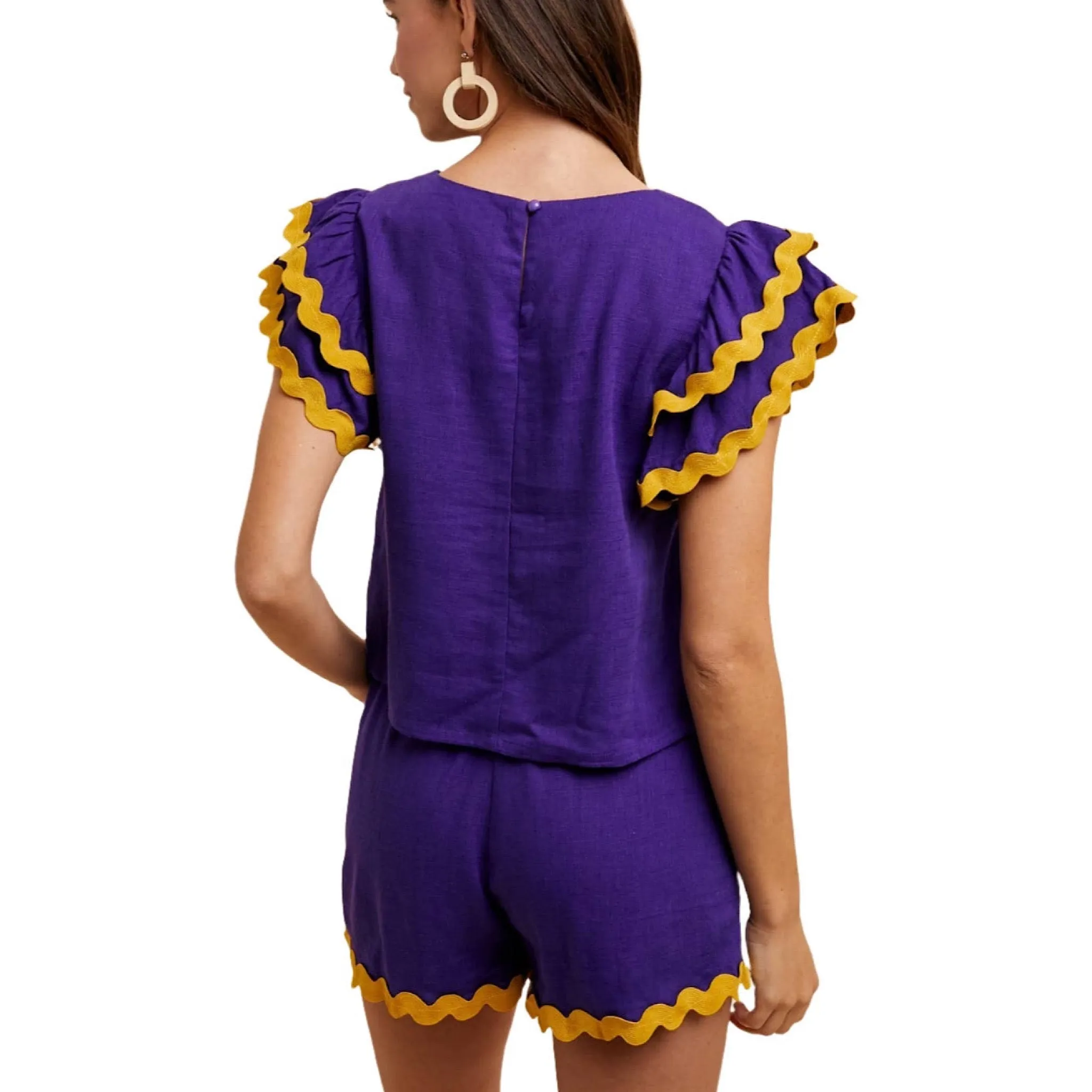 GameDay Ric Rac Short Set Final Sale