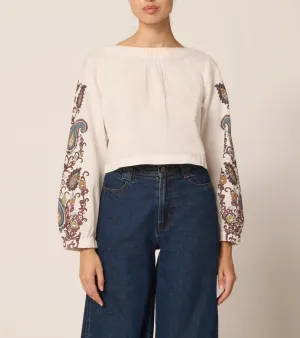 Georgia Blouse Veneto Paisley