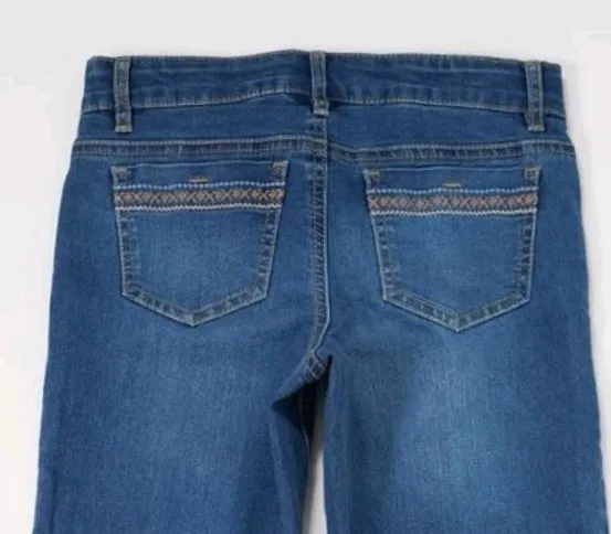 GIRL SIZE 12 YEARS - PARASUCO Girl, Straight Leg, Soft Stretch Jeans EUC B15