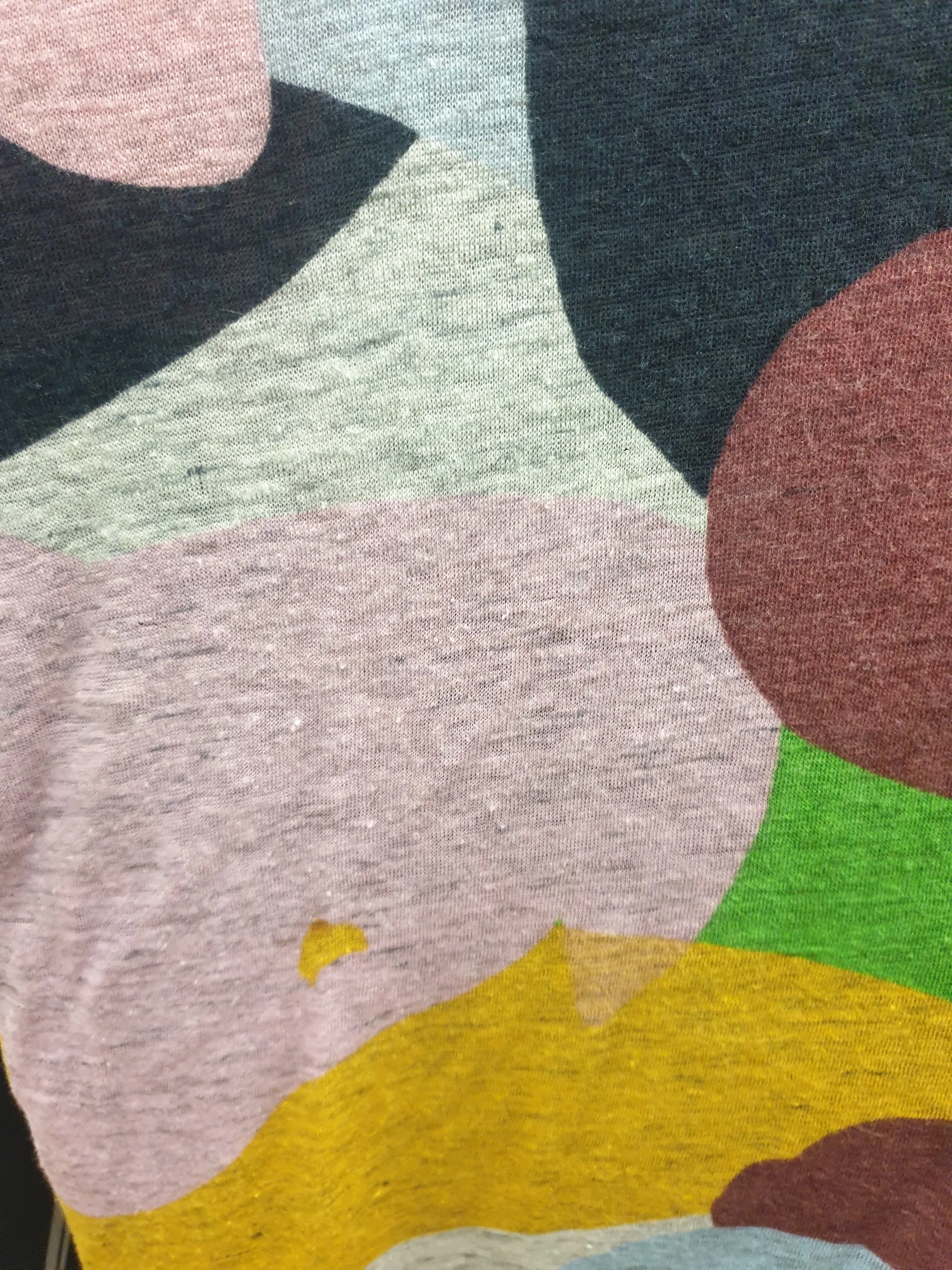 Gorman   Katie Eraser colourful linen top size 12