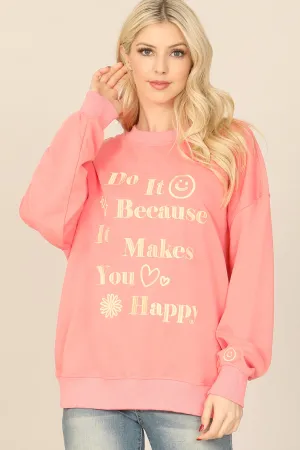 GRAPHIC PRINT SWEATSHIRT