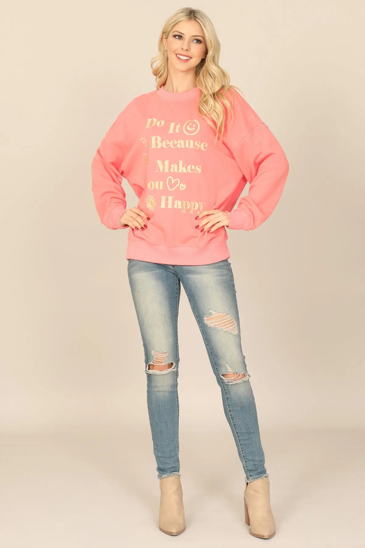 GRAPHIC PRINT SWEATSHIRT