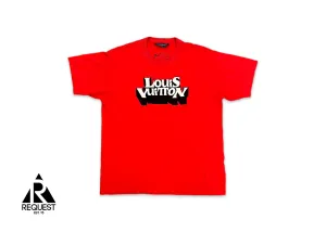 Graphic Short-Sleeved Tee "Red"