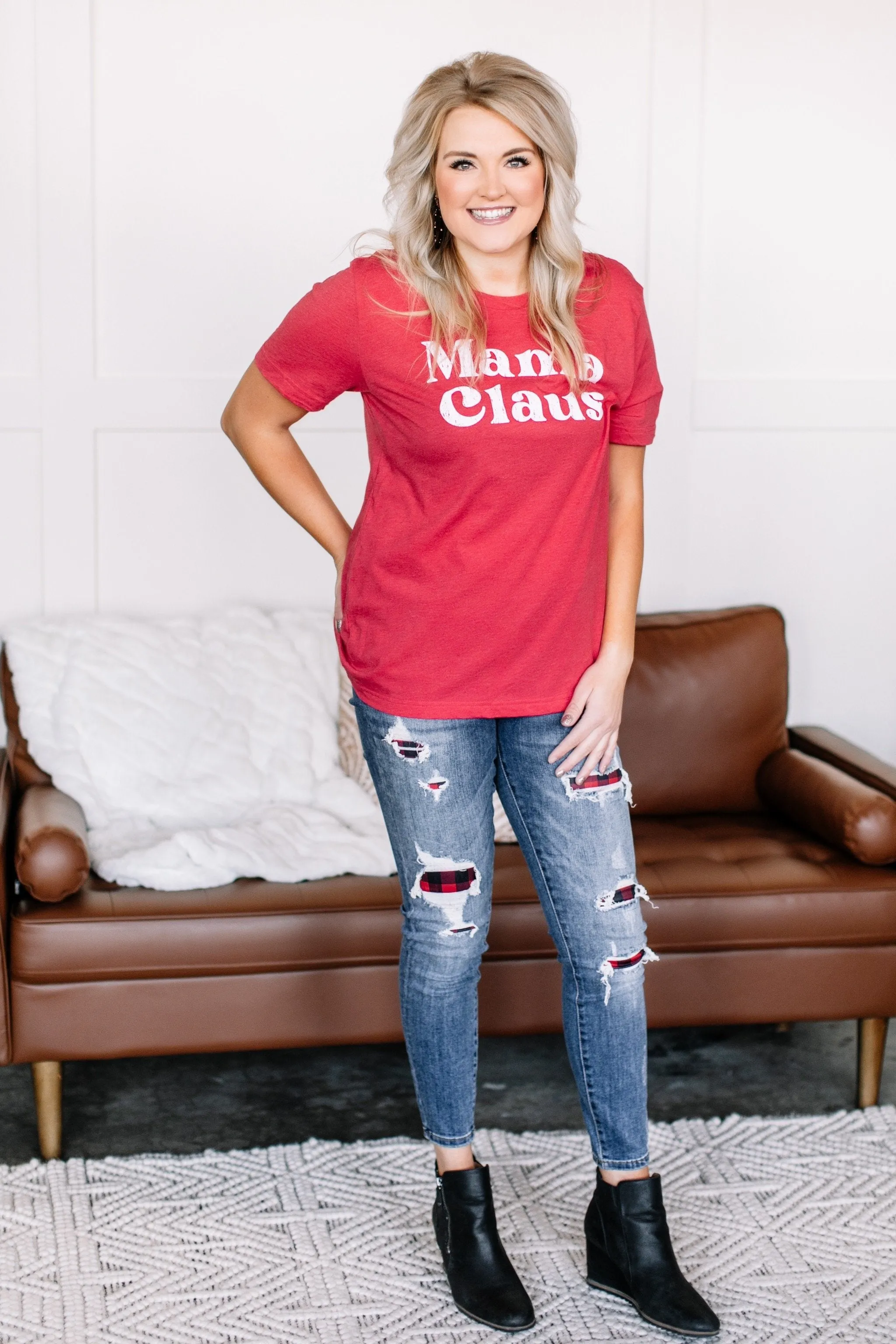 Graphic Tee- Mama Claus