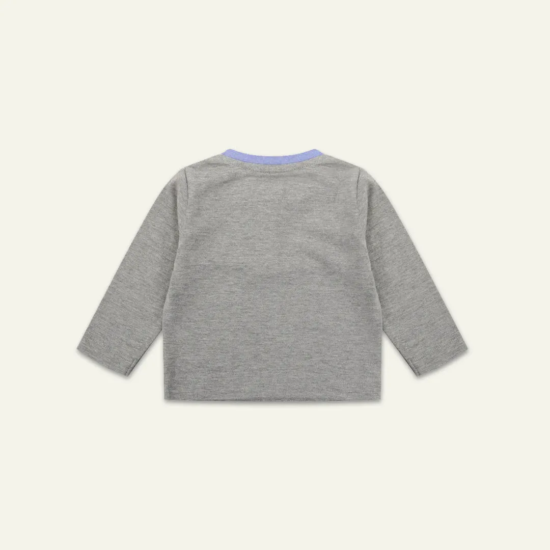 Grey Plain Top