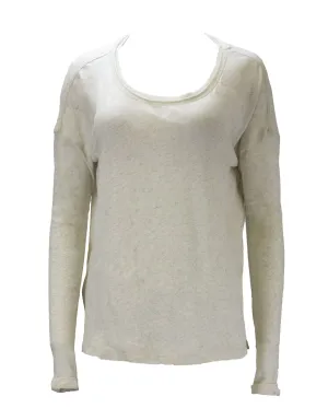 Grey State Women's Cotton Yummy Tee, Crème Heather, Large