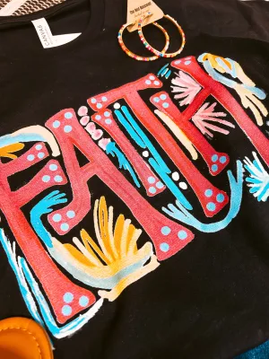 Handpainted Faith Tee