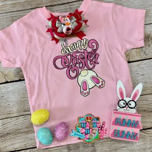 Happy Easter - Bunny Tail Tee - Youth
