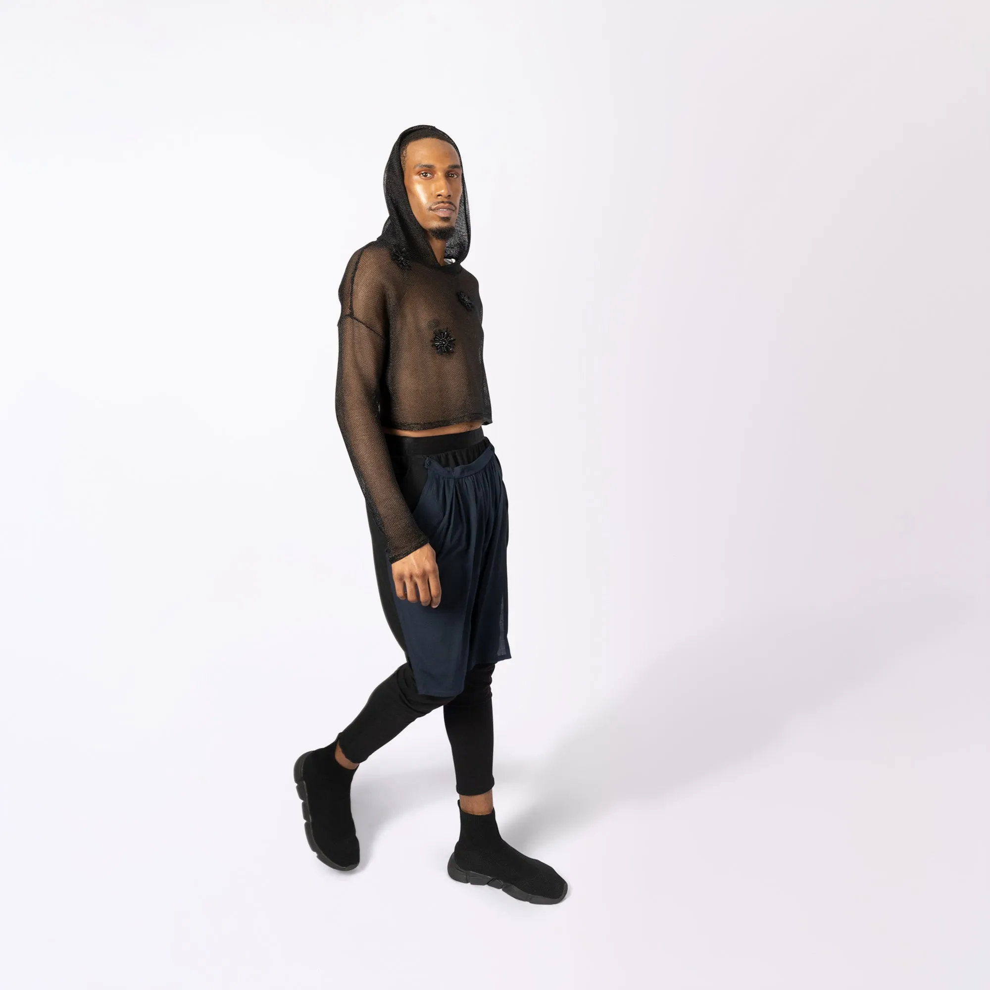 Harem Jogger Pants with Apron