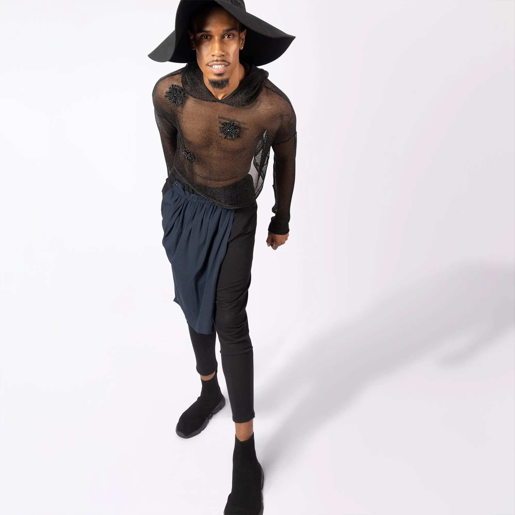 Harem Jogger Pants with Apron