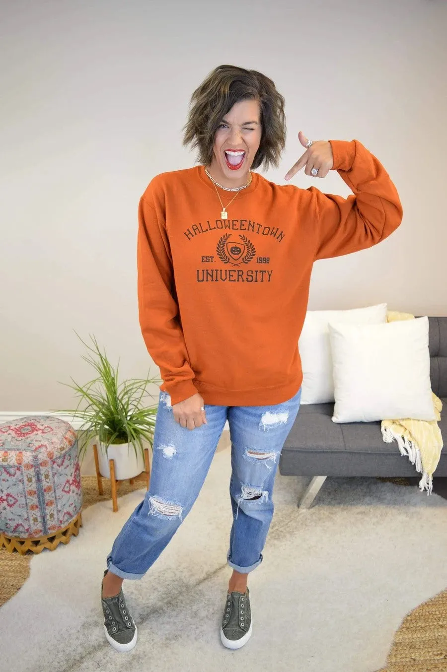 Hazel Blues® |  Halloween Town Sweatshirt