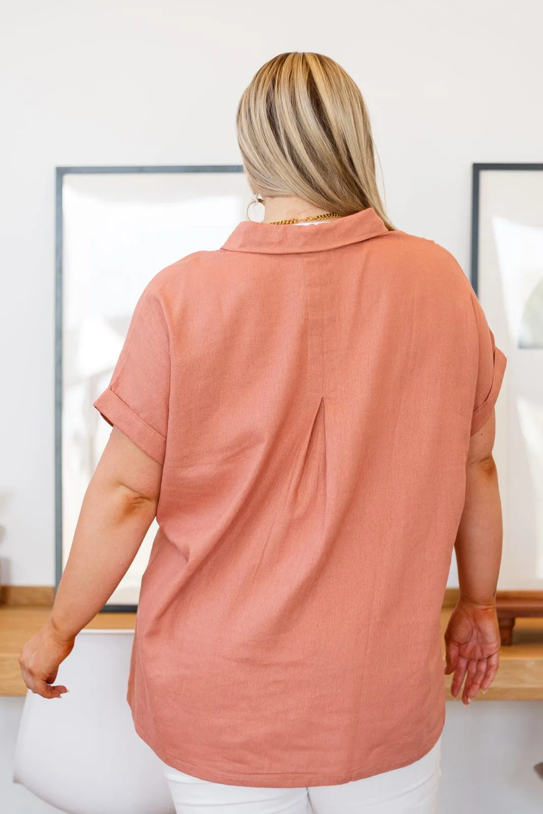 Hazel Blues® | Roadmap To Love Top in Marsala