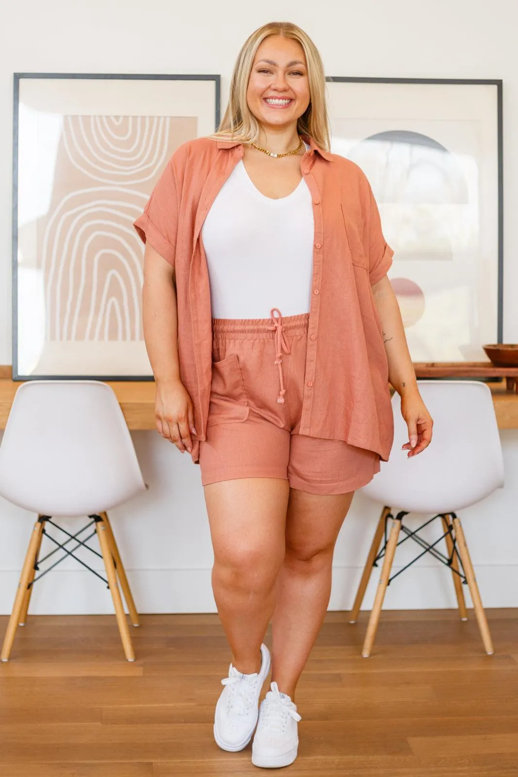 Hazel Blues® | Roadmap To Love Top in Marsala