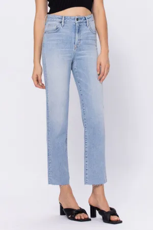 Hidden Tracey High Rise Straight Cropped Jean
