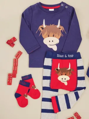 Highland Cow Top by Blade & Rose