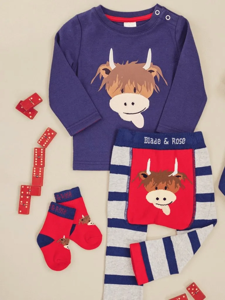 Highland Cow Top by Blade & Rose