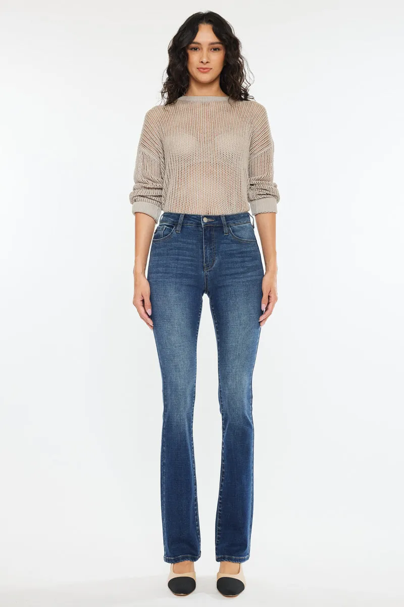Hope High Rise Skinny Bootcut Jeans
