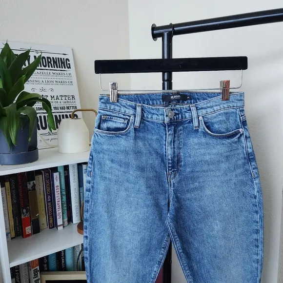 Hudson Cropped High Rise Bootcut Jeans