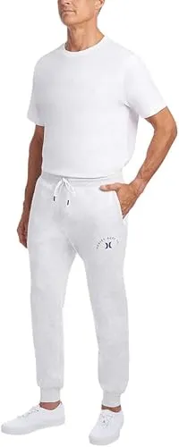 Hurley Men Fleece Midweight Drawstring Jogger Sweatpants