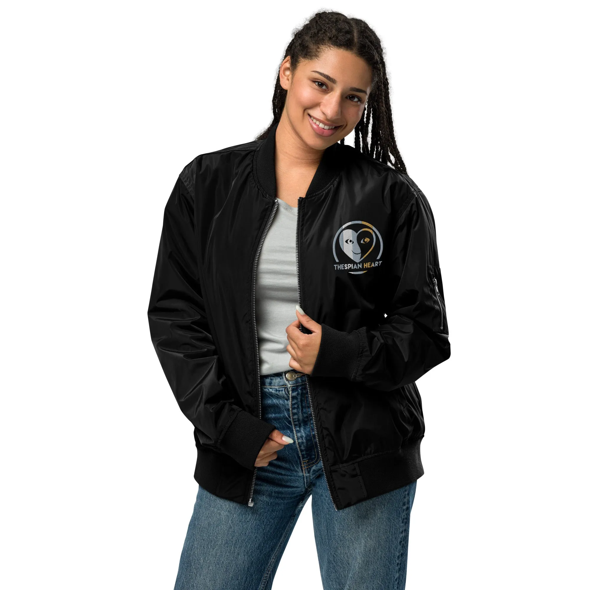 I Am Enough - Colorful Premium Recycled Bomber Jacket