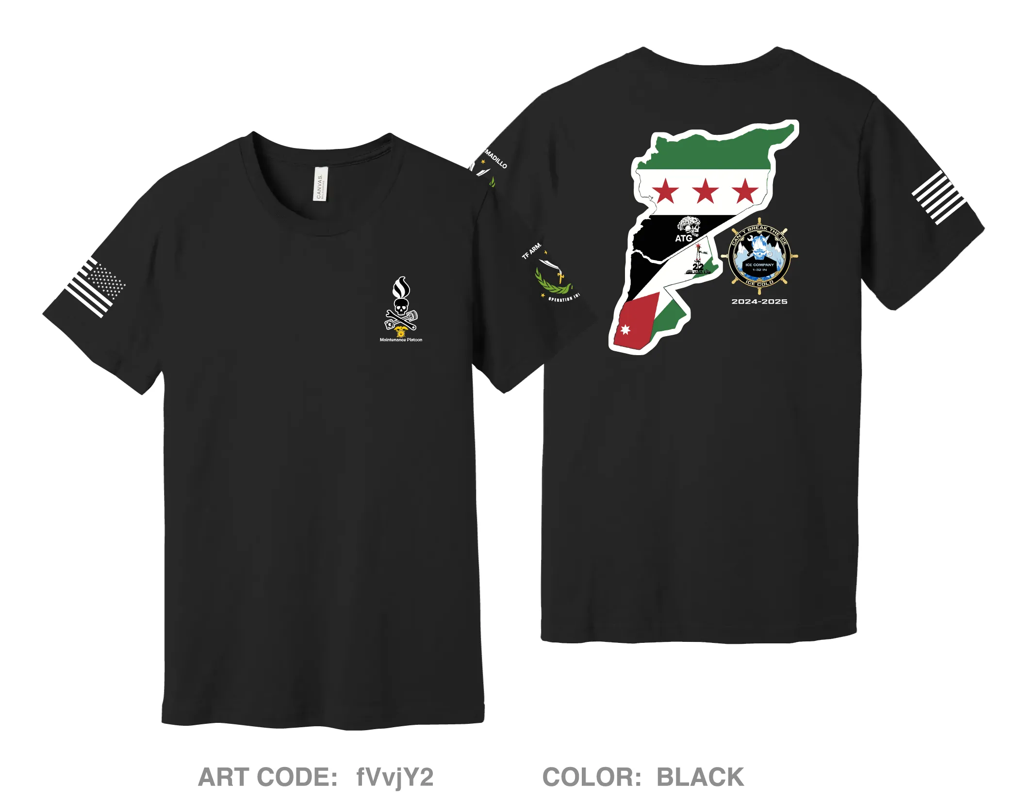 Ice FSC, 1-32 IN BN, 1 BCT, 10 MTN DIV Comfort Unisex Cotton SS Tee - fVvjY2