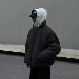 Insulated Bomber Hooded Jacket
