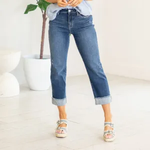 Irma High Rise Cropped Straight Leg