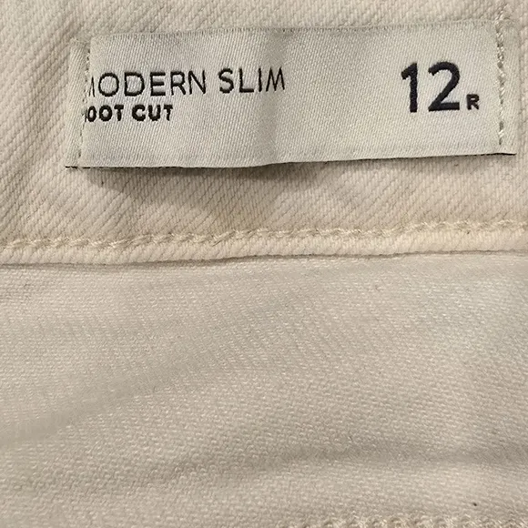 J. Jill Denim Modern Slim Bootcut Jeans in Natural
