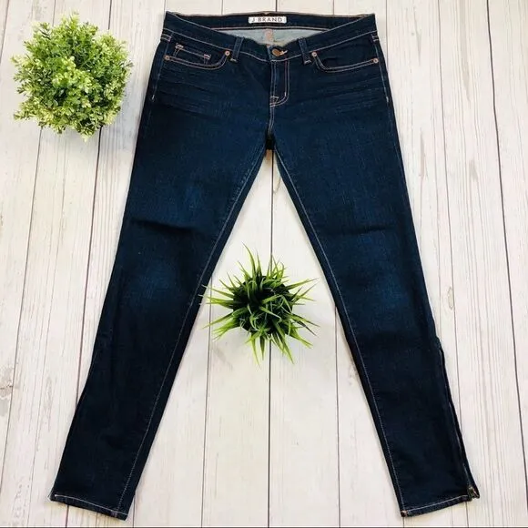 🇺🇸J Brand The Deal Skinny Ankle Zip Jeans SZ 30