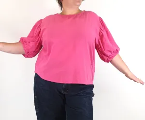 Jericho Road pink cotton top size 20