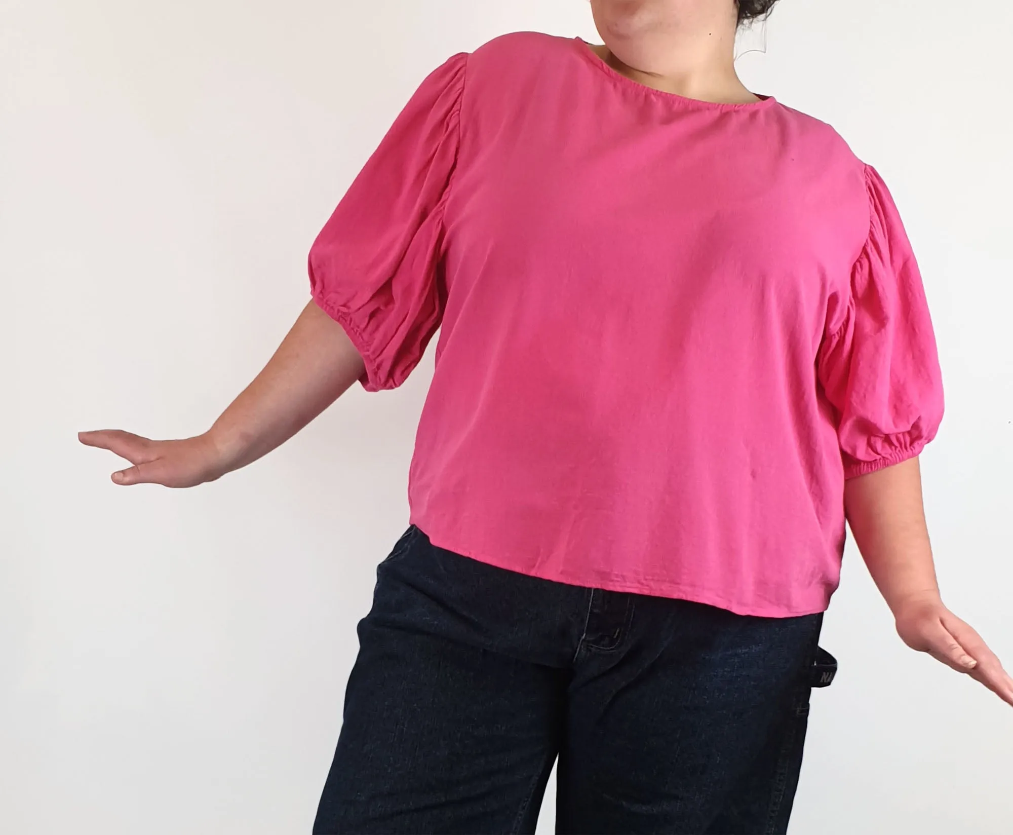 Jericho Road pink cotton top size 20