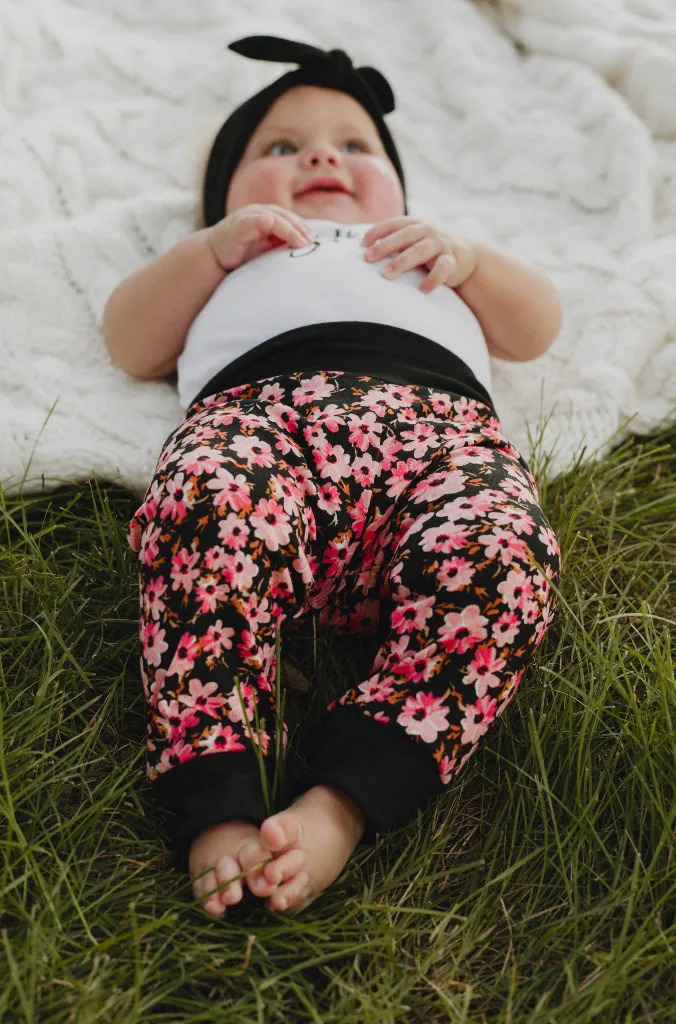 Jessa Floral Joggers • Size Newborn