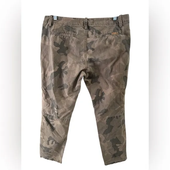 Joes jeans camo mid rise straight leg jeans