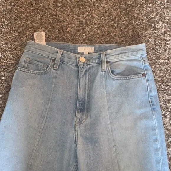Joie high-rise straight jeans, size 30.
