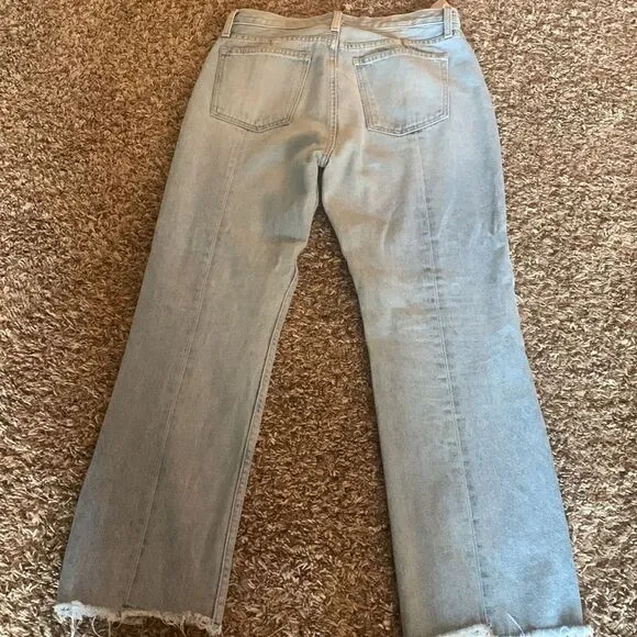 Joie high-rise straight jeans, size 30.