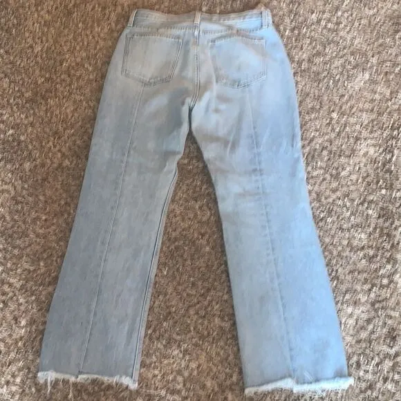 Joie high-rise straight jeans, size 30.