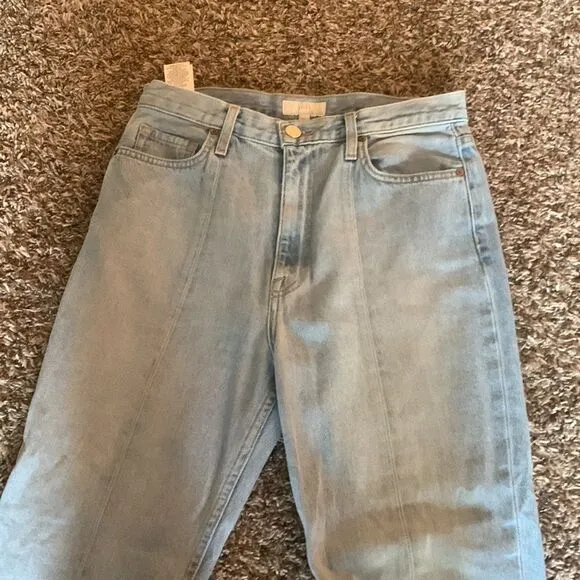 Joie high-rise straight jeans, size 30.