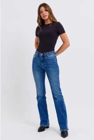 Judy Blue Thermal Bootcut Jeans