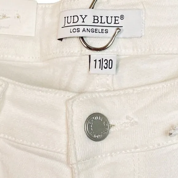 Judy Blue White Bootcut Midrise Stretch Jeans NWT Size 11/30