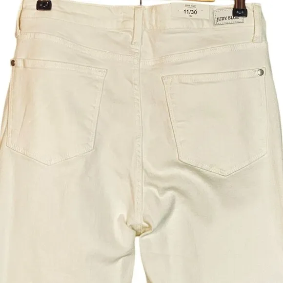Judy Blue White Bootcut Midrise Stretch Jeans NWT Size 11/30