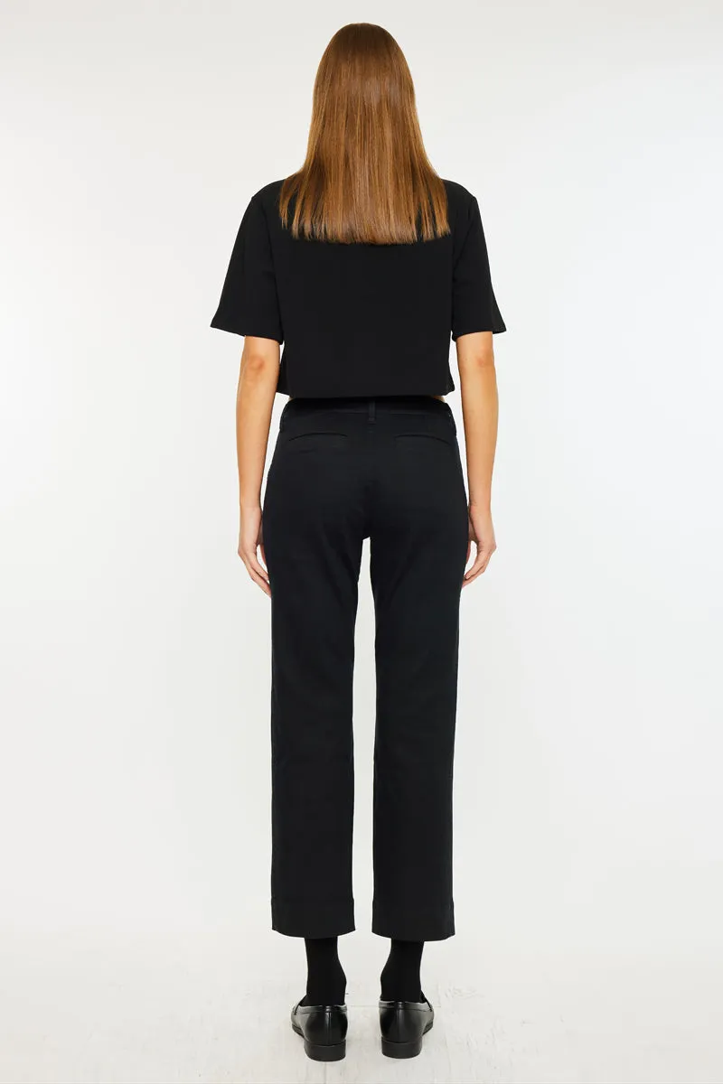 Julia Mid Rise Straight Jeans