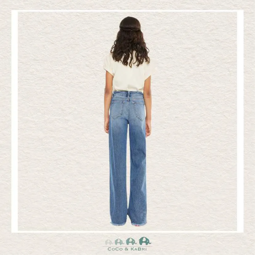 Kan Can: Kitty High Rise Mini Straight Leg Girls Jeans
